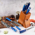 Tengoku 10-Piece Blue Chef Knife Set