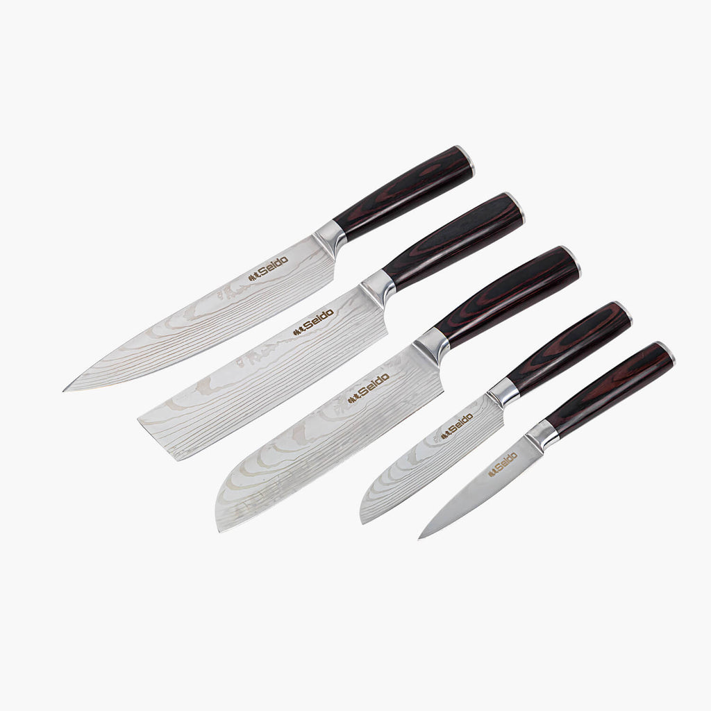 Suraisu Master Chef 5-Pieces Japanese Kitchen Knife Set – Suraisu