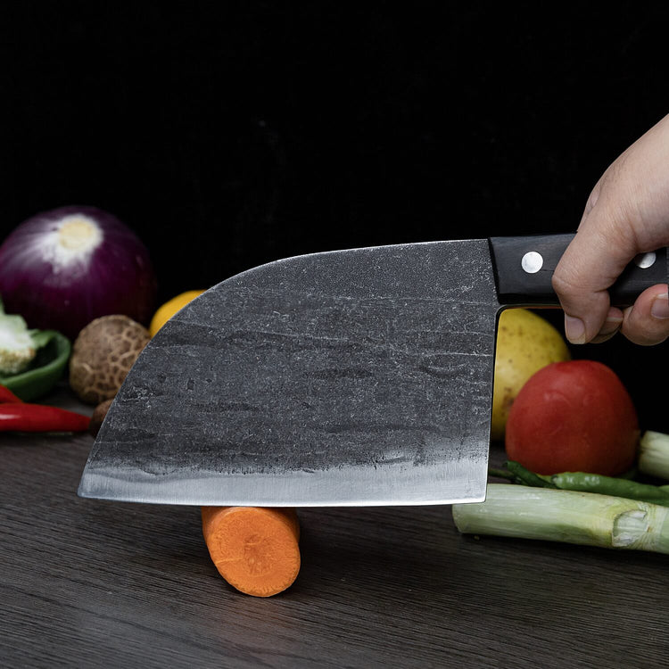  Custom Handmade - Carbon Steel - Cleaver Chopper Edc Knife -  Serbian chef knife - Nikos Kitchen Butcher Knives - Knife With sheath - coolina  knife kitchen perfection Handmade Meat Cleaver Knife (9832): Home & Kitchen