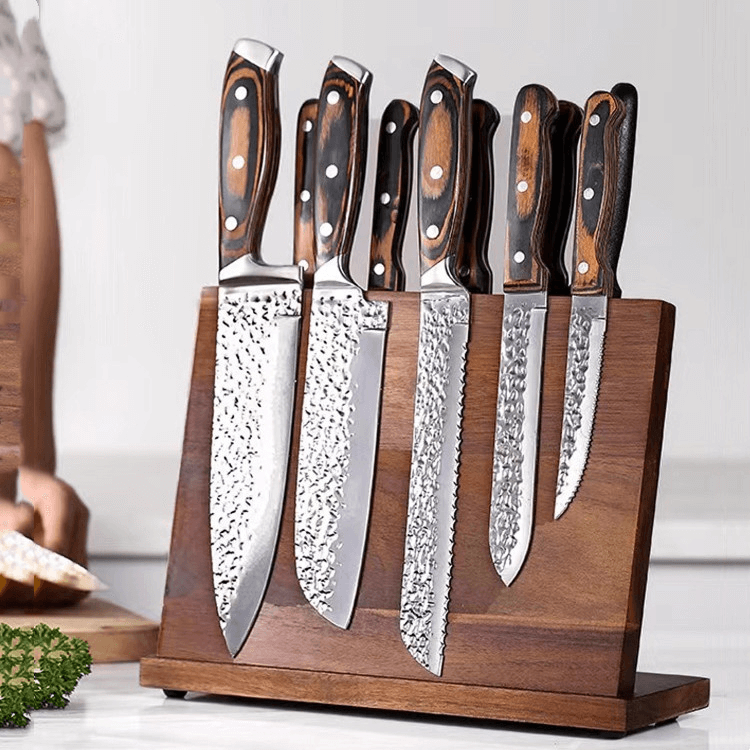 Magnetic Wooden Kitchen Knife Scabbard Knife Blade Cover Protective Knife  Sheath