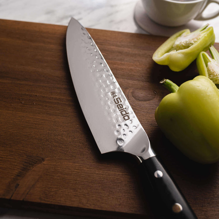 Shujin Gyuto Damascus Knife, Damascus Steel Chef Knife