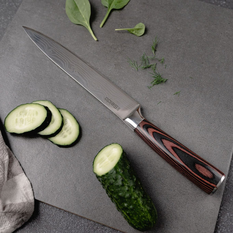 Outdoor Prep Knife Bundle Set: Premium Chef and Santoku-Style