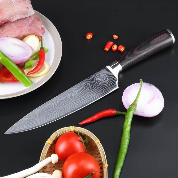  Seido Master Chef Knife Set, 8-Piece Kitchen Knife Set